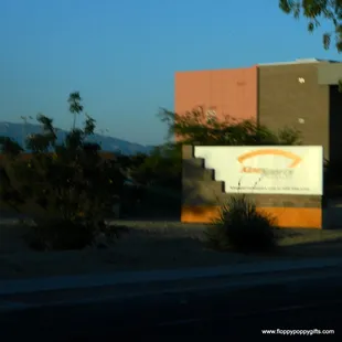 The sign as seen from Ajo- north side of the street.