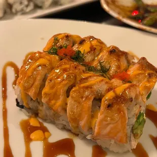 Baked Salmon Roll