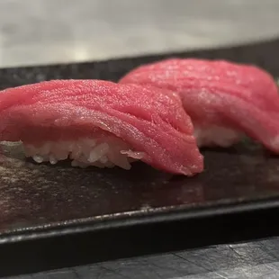 Bluefin tuna nigiri