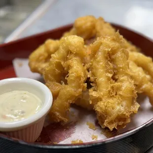 Calamari tempura