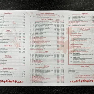 Complete Menu