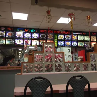 Pictured menu to make it easier to order. They do have variety.