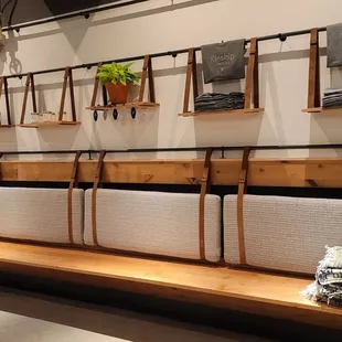 Benches by common area