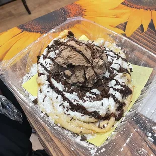 Chocolate Lovers Funnel Cake
