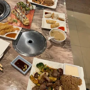 All the food we ate