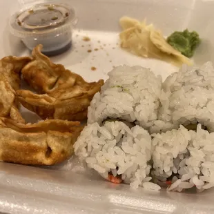 a variety of food items