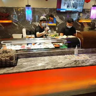 Sushi Bar/Prep Counter.