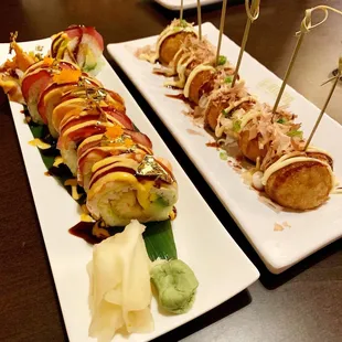 Kinya Roll and Takoyaki