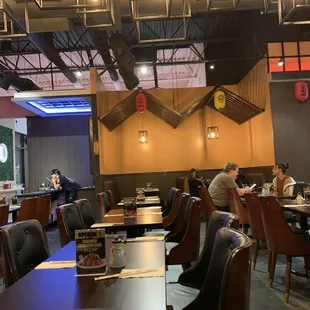 Inside dining room