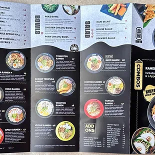 Menu - March 31, 2024