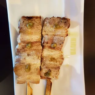 Pork Belly Yakitori