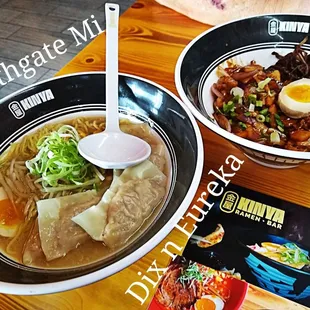 Wonton Ramen n Chicken Katsua Bowl