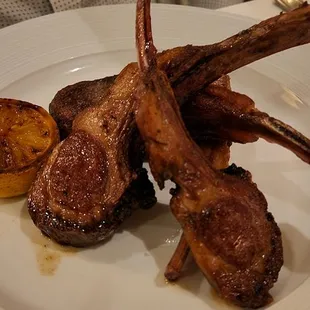 Dry aged lamb chops