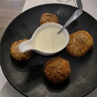 Panko Crusted Fried Mushrooms