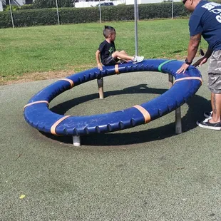 Never seen this before at any other parks!  It spins around.