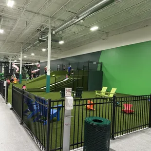 Artificial turf play area