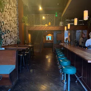 a man sitting at a bar