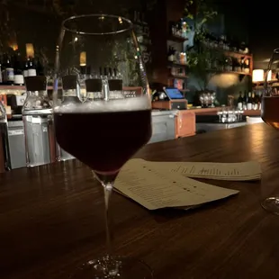 Chilled draft wine