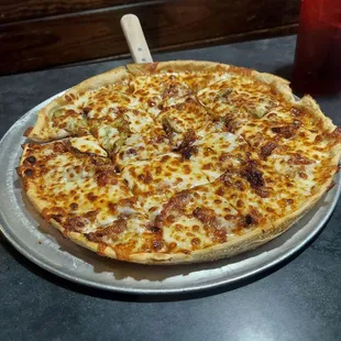 Pulled Pork BBQ pizza