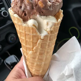 Penndot road in a waffle