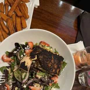 Blackened Salmon Salad