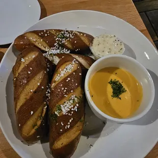 Pretzel appetizer