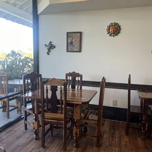 Seating in restaurant