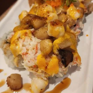 Baked dynamite roll