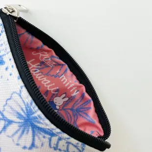 Pretty satin liners inside the Kira x Miffy zip pouches