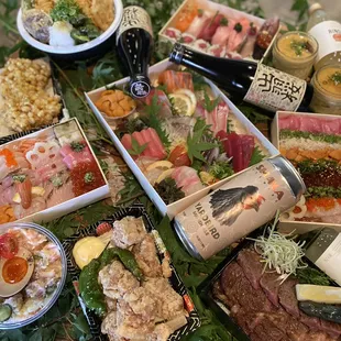 food, sashimi, sushi and sashimi, sushi