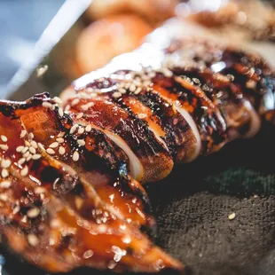 grilled whole squid