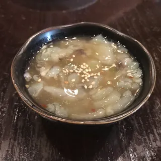 Takowasa & Scallion Daikon Mochi