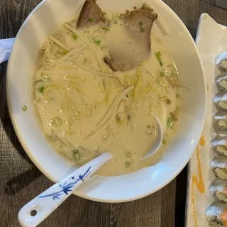 Ramen with Philadelphia Roll