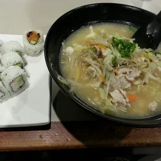 Ramen with California Roll