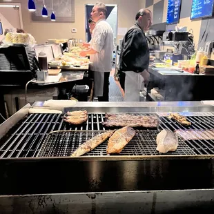 View from the Chefs table/Bar seating