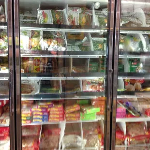 frozen food section