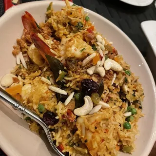 Gulf Shrimp Biryani Dinner