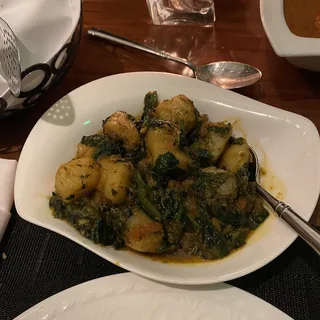 Aloo Palak Dinner