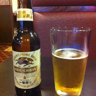 This is a really good beer for sushi.  Nice sweet after taste.
