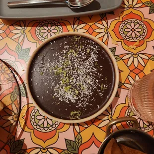 dark chocolate pudding