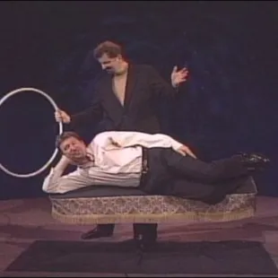 Kirby Romine, magician, levitating television show host