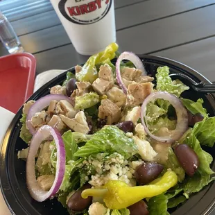 Greek chicken salad