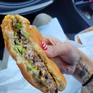 It was a cold cheeseburger