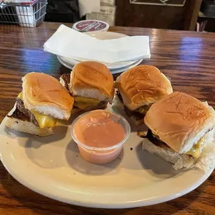 Happy Hour Burgers, yum