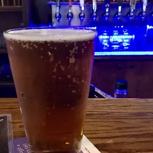 Ice cold Kentucky bourbon barrel cream ale