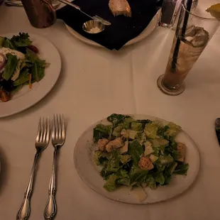 House ans Caesar salad