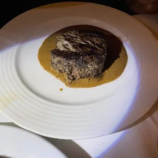 Pepper Steak -- cooked perfectly and delicious