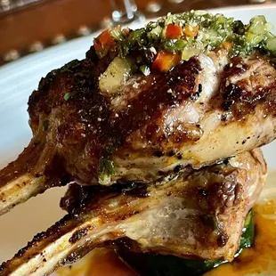 Moroccan lamb chops