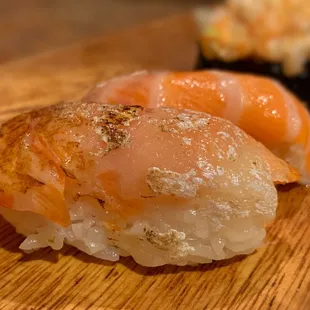 Seared Salmon Toro Nigiri