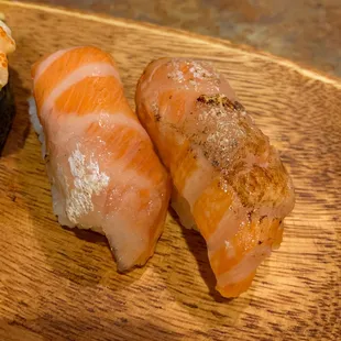 Seared Salmon Toro Nigiri